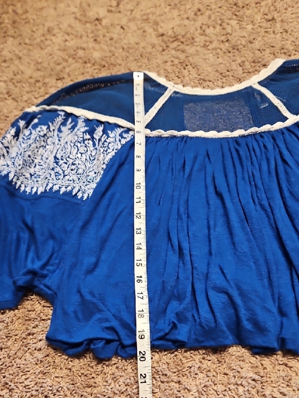 Free People Carly Embroidered Top - Picture 8 of 10